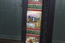 Load image into Gallery viewer, English Cast Iron and Tile Fire Surround c.1900