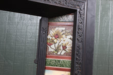 Load image into Gallery viewer, English Cast Iron and Tile Fire Surround c.1900