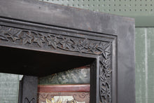 Load image into Gallery viewer, English Cast Iron and Tile Fire Surround c.1900