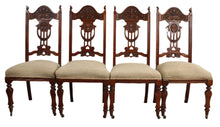 Load image into Gallery viewer, English Oak Chairs set of 4 c.1900