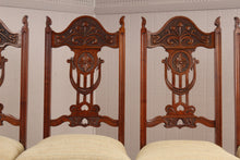 Load image into Gallery viewer, English Oak Chairs set of 4 c.1900