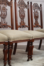 Load image into Gallery viewer, English Oak Chairs set of 4 c.1900