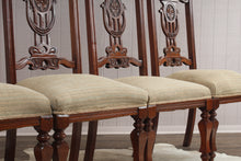 Load image into Gallery viewer, English Oak Chairs set of 4 c.1900