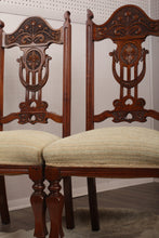 Load image into Gallery viewer, English Oak Chairs set of 4 c.1900