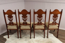 Load image into Gallery viewer, English Oak Chairs set of 4 c.1900