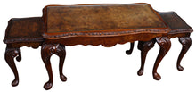 Load image into Gallery viewer, English Burl Walnut Nest of Tables c.1920