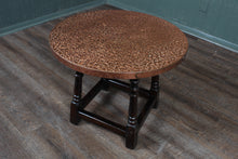 Load image into Gallery viewer, English Copper Topped Coffee Table c.1950