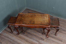 Load image into Gallery viewer, English Burl Walnut Nest of Tables c.1920