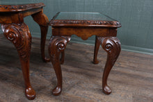 Load image into Gallery viewer, English Burl Walnut Nest of Tables c.1920