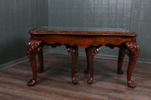 Load image into Gallery viewer, English Burl Walnut Nest of Tables c.1920