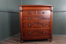 Load image into Gallery viewer, Stunning Mahogany Scottish Chest c.1880