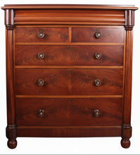 Load image into Gallery viewer, Stunning Mahogany Scottish Chest c.1880