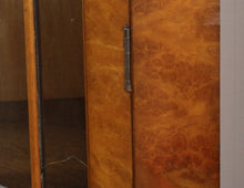 Load image into Gallery viewer, English Burl Walnut Corner Cabinet c.1950