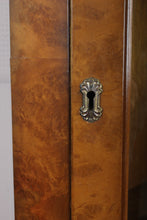 Load image into Gallery viewer, English Burl Walnut Corner Cabinet c.1950