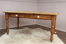 Load image into Gallery viewer, English Pine Farmhouse Table c.1920