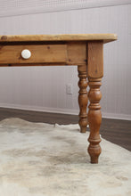 Load image into Gallery viewer, English Pine Farmhouse Table c.1920