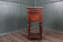 Load image into Gallery viewer, French Oak Marble Top Chevet c.1890