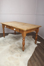 Load image into Gallery viewer, English Pine Farmhouse Table c.1920