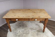 Load image into Gallery viewer, English Pine Farmhouse Table c.1920