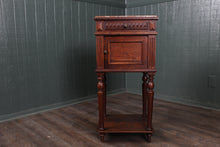 Load image into Gallery viewer, French Oak Marble Top Chevet c.1890