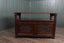 Load image into Gallery viewer, English Oak Monks Bench c.1900