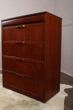 Load image into Gallery viewer, English MidCentury Highboy by Elliots of Newbury c.1969