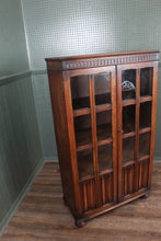 Load image into Gallery viewer, English Oak Bookcase c.1920