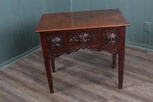 Load image into Gallery viewer, English Carved Oak Table c.1890