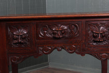 Load image into Gallery viewer, English Carved Oak Table c.1890