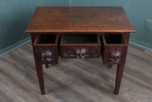 Load image into Gallery viewer, English Carved Oak Table c.1890