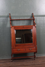 Load image into Gallery viewer, English Mahogany Wall Hanging Cabinet c.1900