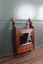 Load image into Gallery viewer, English Mahogany Wall Hanging Cabinet c.1900