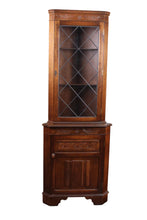 Load image into Gallery viewer, English Oak Corner Cabinet c.1920