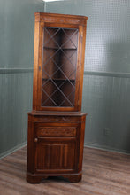 Load image into Gallery viewer, English Oak Corner Cabinet c.1920