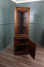 Load image into Gallery viewer, English Oak Corner Cabinet c.1920