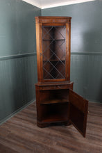 Load image into Gallery viewer, English Oak Corner Cabinet c.1920