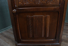 Load image into Gallery viewer, English Oak Corner Cabinet c.1920