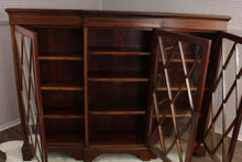 Load image into Gallery viewer, English Inlaid Mahogany Bookcase c.1900