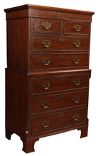 Load image into Gallery viewer, English Mahogany Chest on Chest