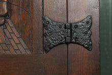 Load image into Gallery viewer, English Carved Oak Cabinet c.1920