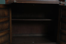 Load image into Gallery viewer, English Carved Oak Cabinet c.1920