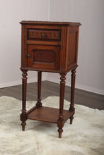 Load image into Gallery viewer, French Oak Marble Top Chevet c.1880