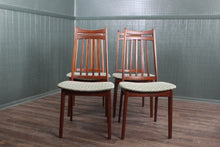 Load image into Gallery viewer, Set of 4 Danish Afromosia Chairs c1960