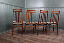 Load image into Gallery viewer, Set of 4 Danish Afromosia Chairs c1960