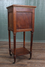 Load image into Gallery viewer, Marble Lined French Mahogany Chevet c.1890