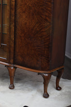 Load image into Gallery viewer, English Burl Walnut Display Cabinet c.1900