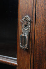 Load image into Gallery viewer, English Oak Barley Twist 3 Door Bookcase c.1900