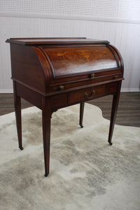 Fabulous Mahogany Marquetry Writing Desk c.1902