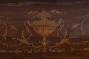 Fabulous Mahogany Marquetry Writing Desk c.1902