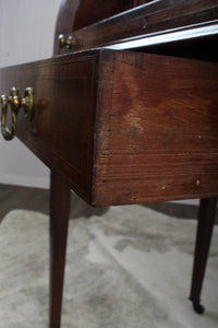 Fabulous Mahogany Marquetry Writing Desk c.1902